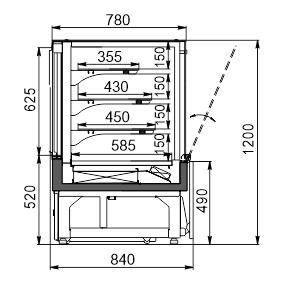 Dakota AC 085 Patisserie OS 120-DLA