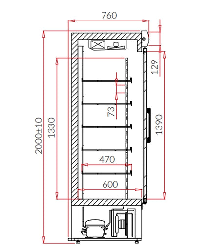 Szafy mroźnicze EWA 1 M