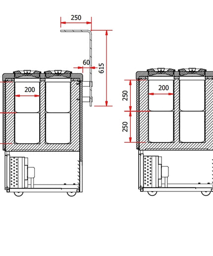 Dystrybutor do lodów GELATO 2