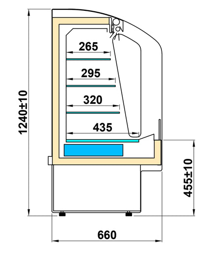 Regał chłodniczy MAX