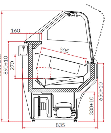 Dystrybutor do lodów WOJTEK