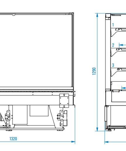 Witryna chłodnicza VERTIKA NZ