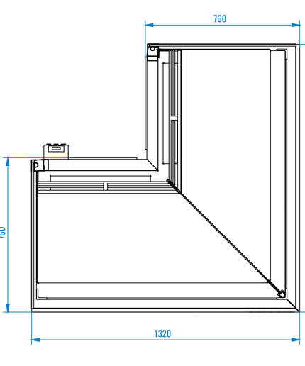 Witryna chłodnicza VERTIKA NZ