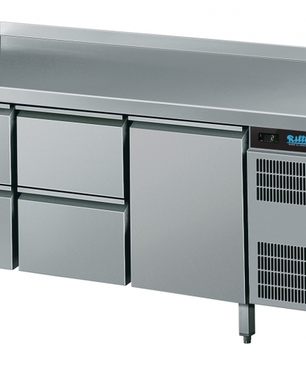 Stół chłodniczy - GN 1/1 – 1‑drzwiowy z 4 szufladami