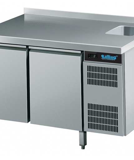 Stół chłodniczy - ze zlewem GN 1/1